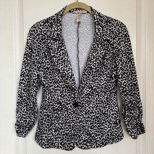 Leopard Print Women's Blazer